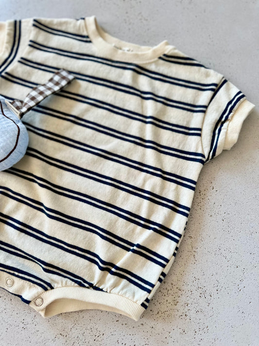 Bebe Saint stripe summer suit - navy