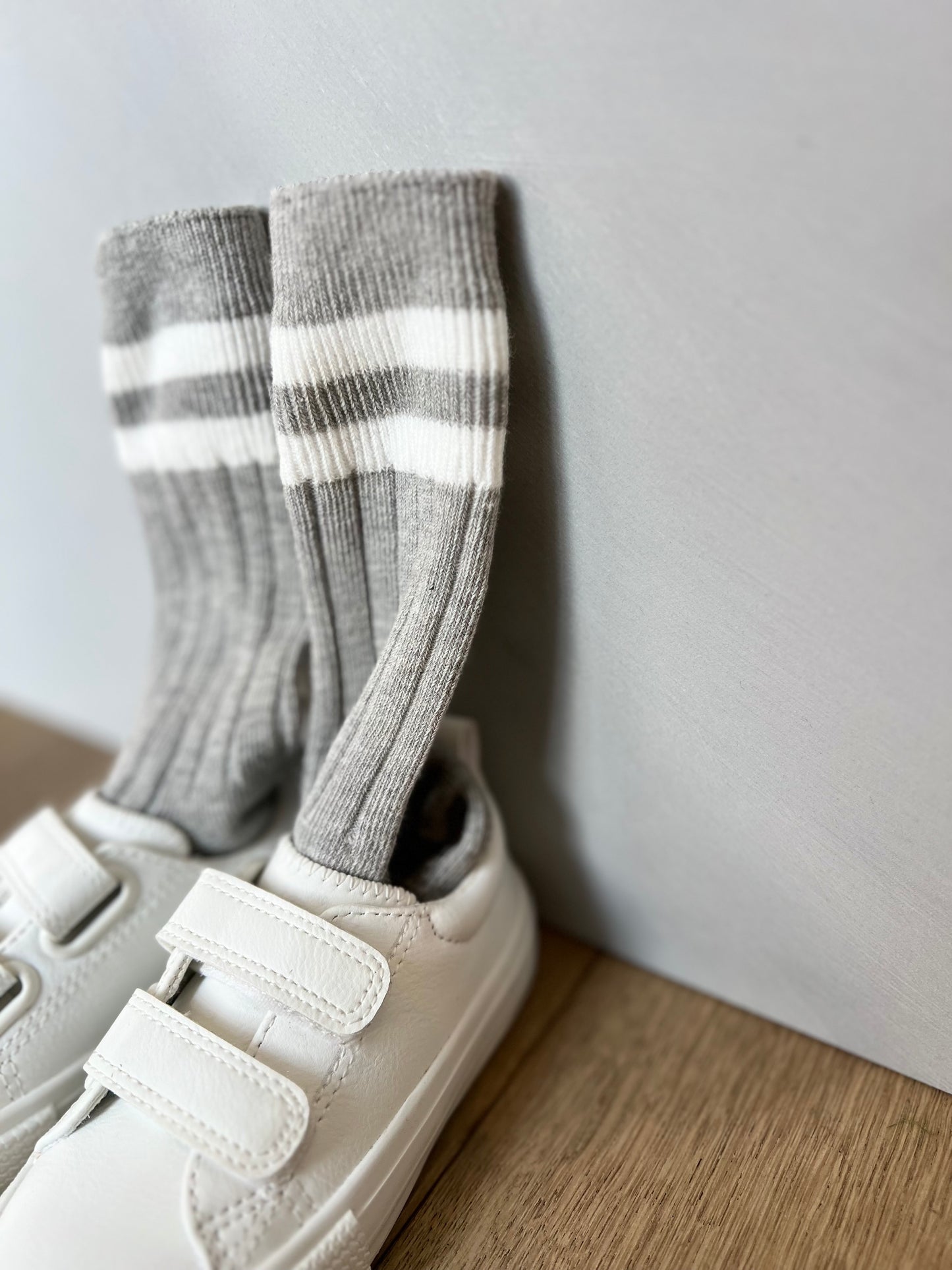 Pair of knee socks - grey