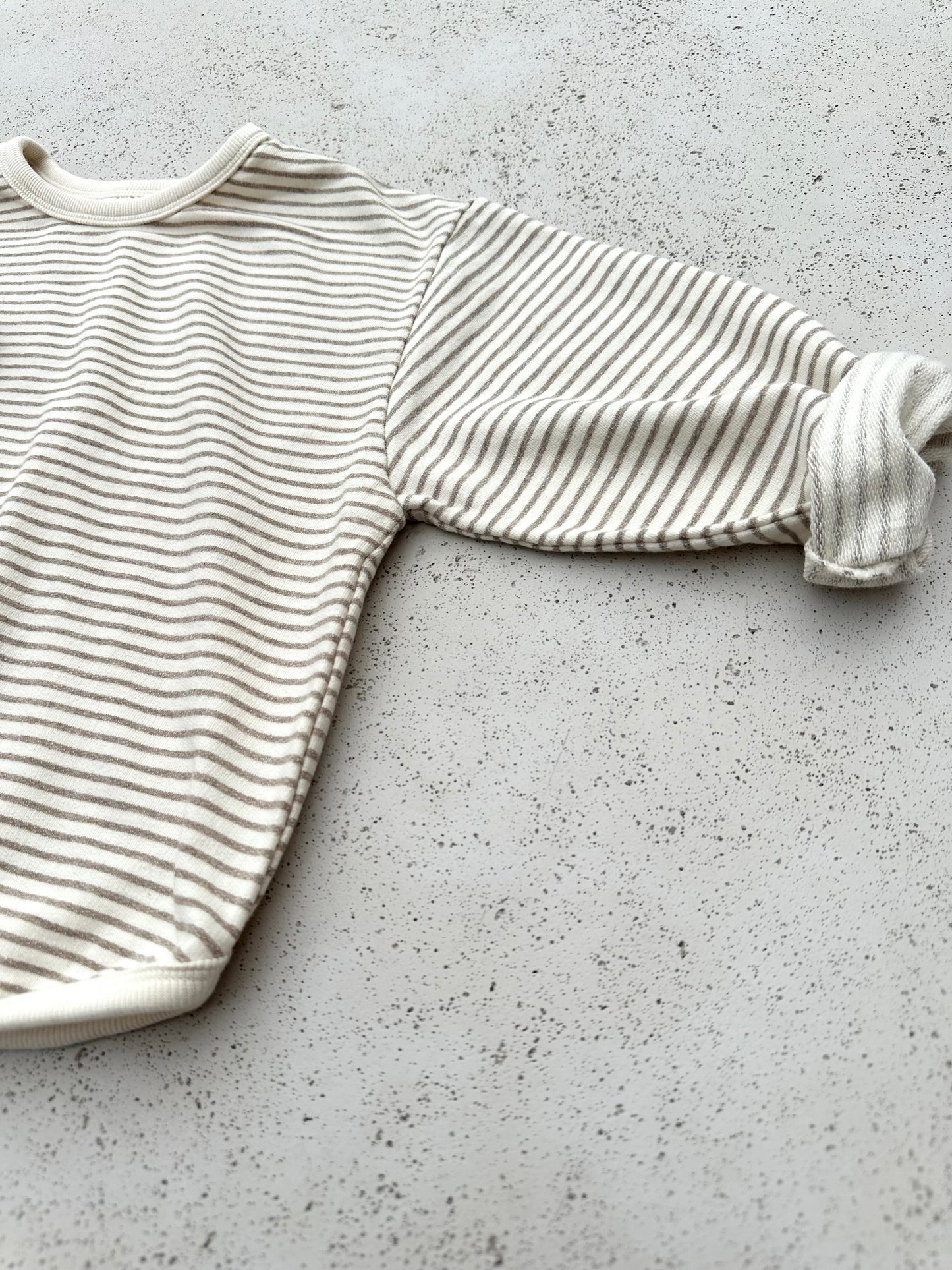 Bangbang stripe sweater - beige