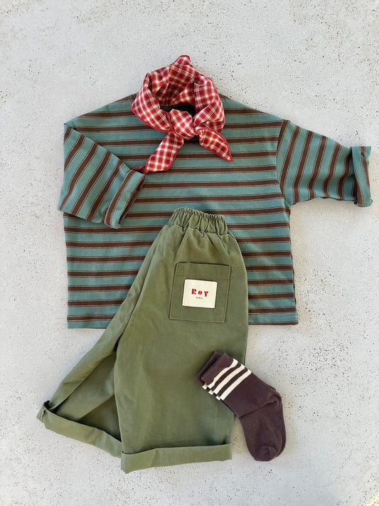 Roy cozy washing pants - khaki