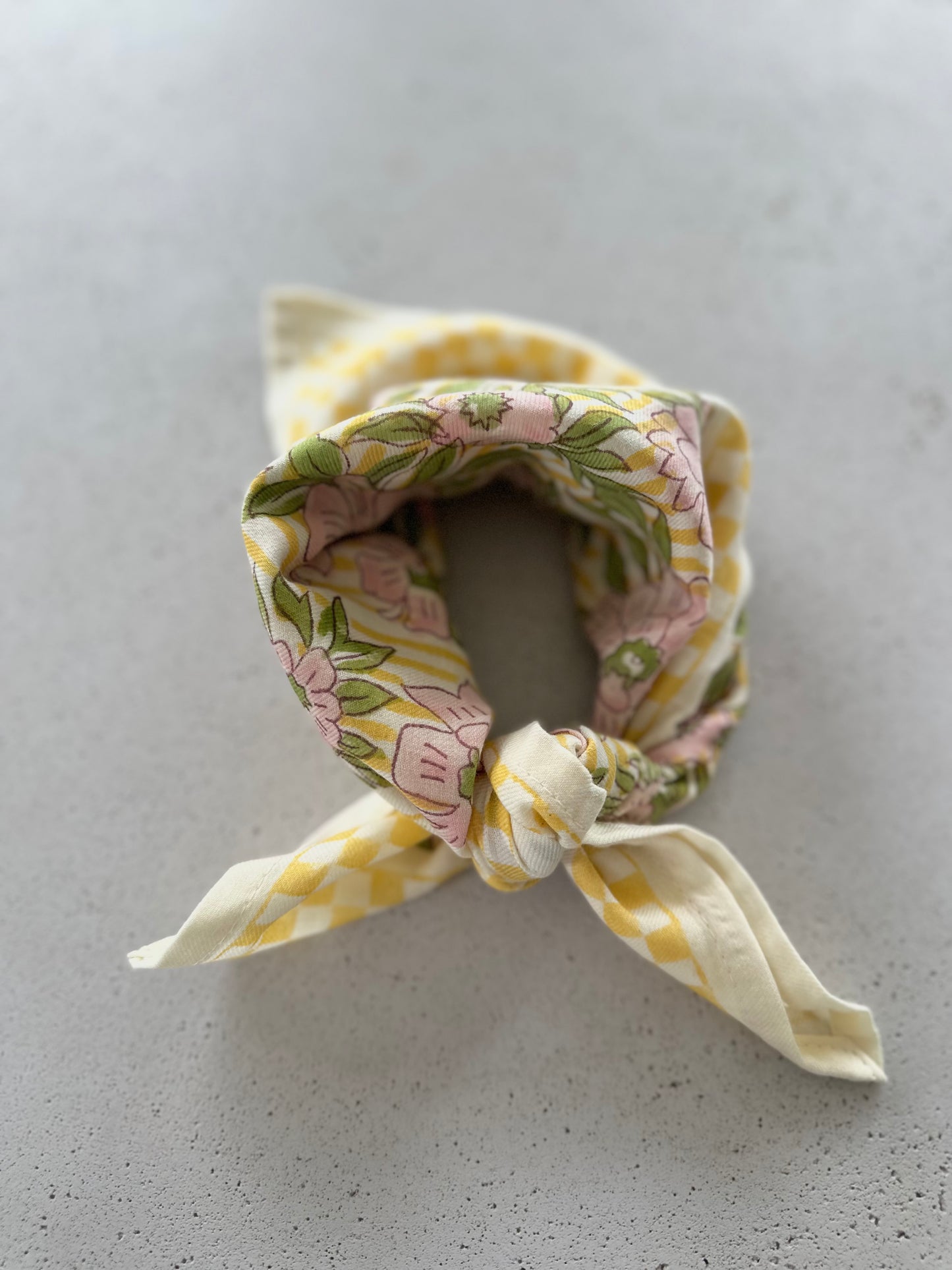 Oscar mini scarf peony - yellow