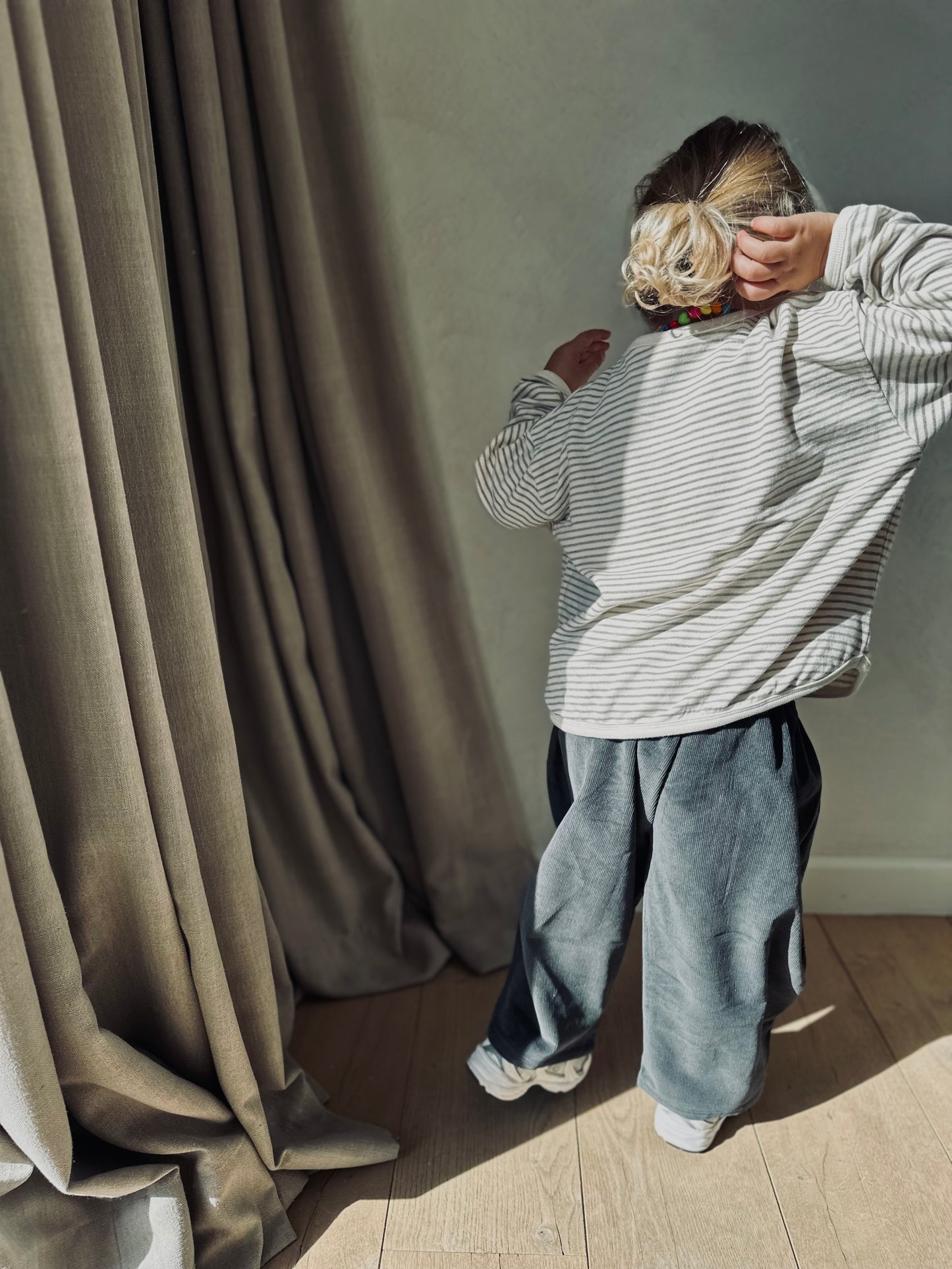 Bangbang stripe sweater - beige