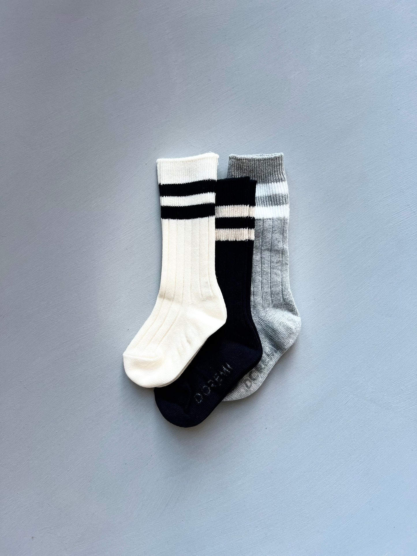 Pair of knee socks - black
