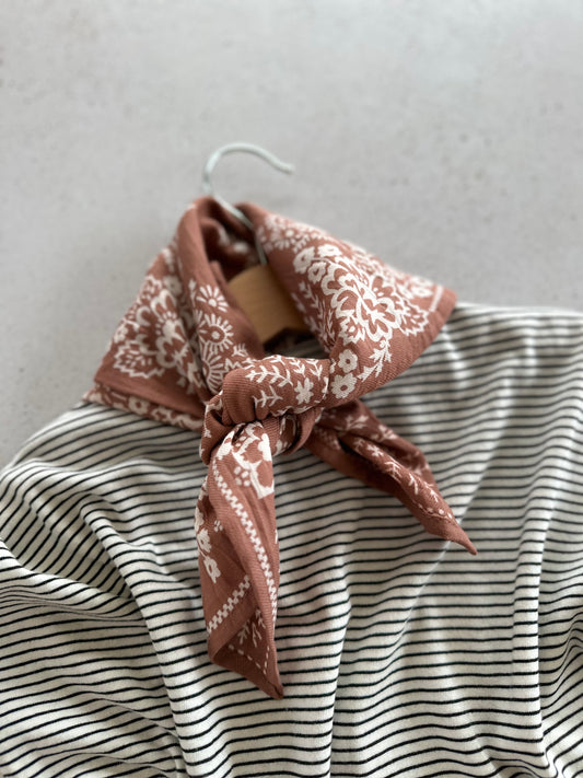 Mysore mini scarf - cinnamon