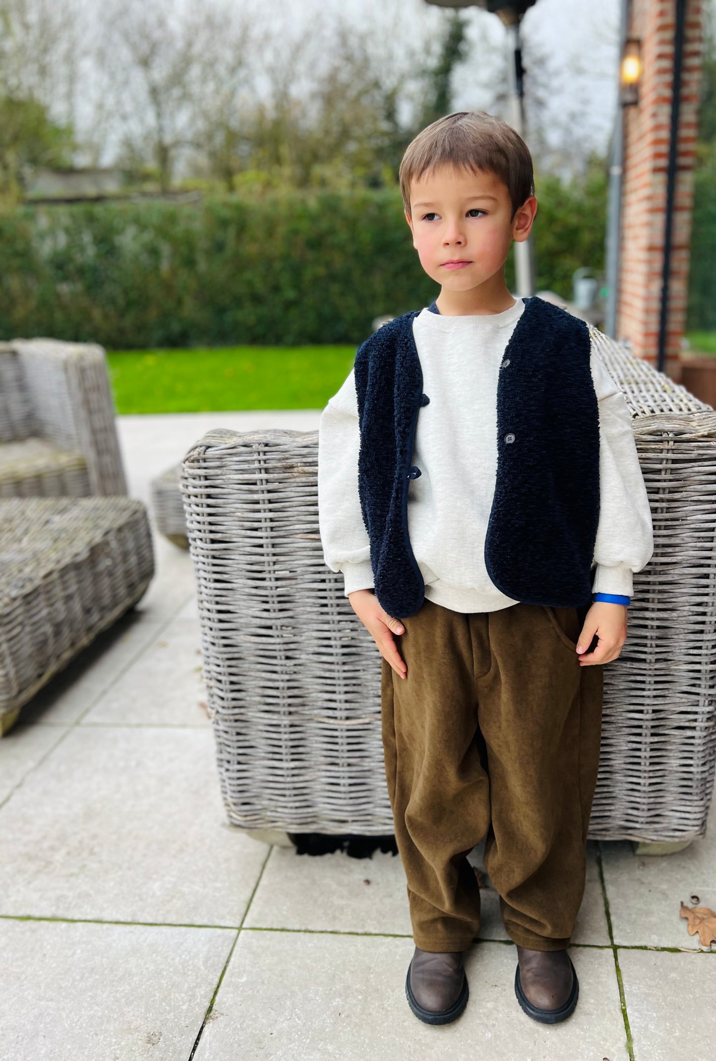 Bubble vest - navy