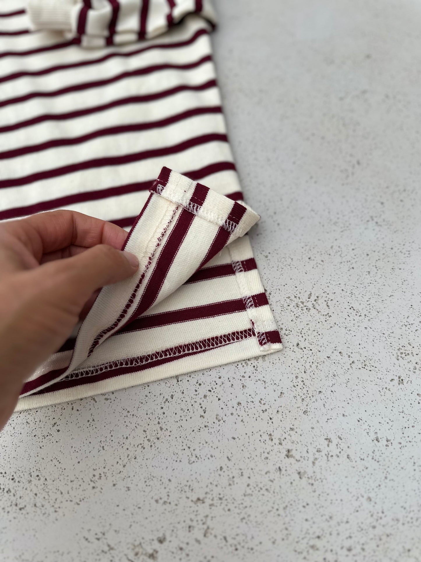 Ake boxy sweatshirt - wine