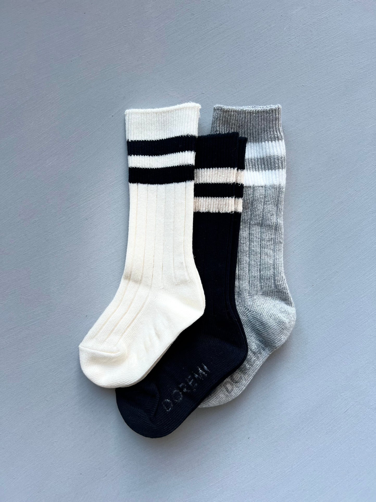 Pair of knee socks - black