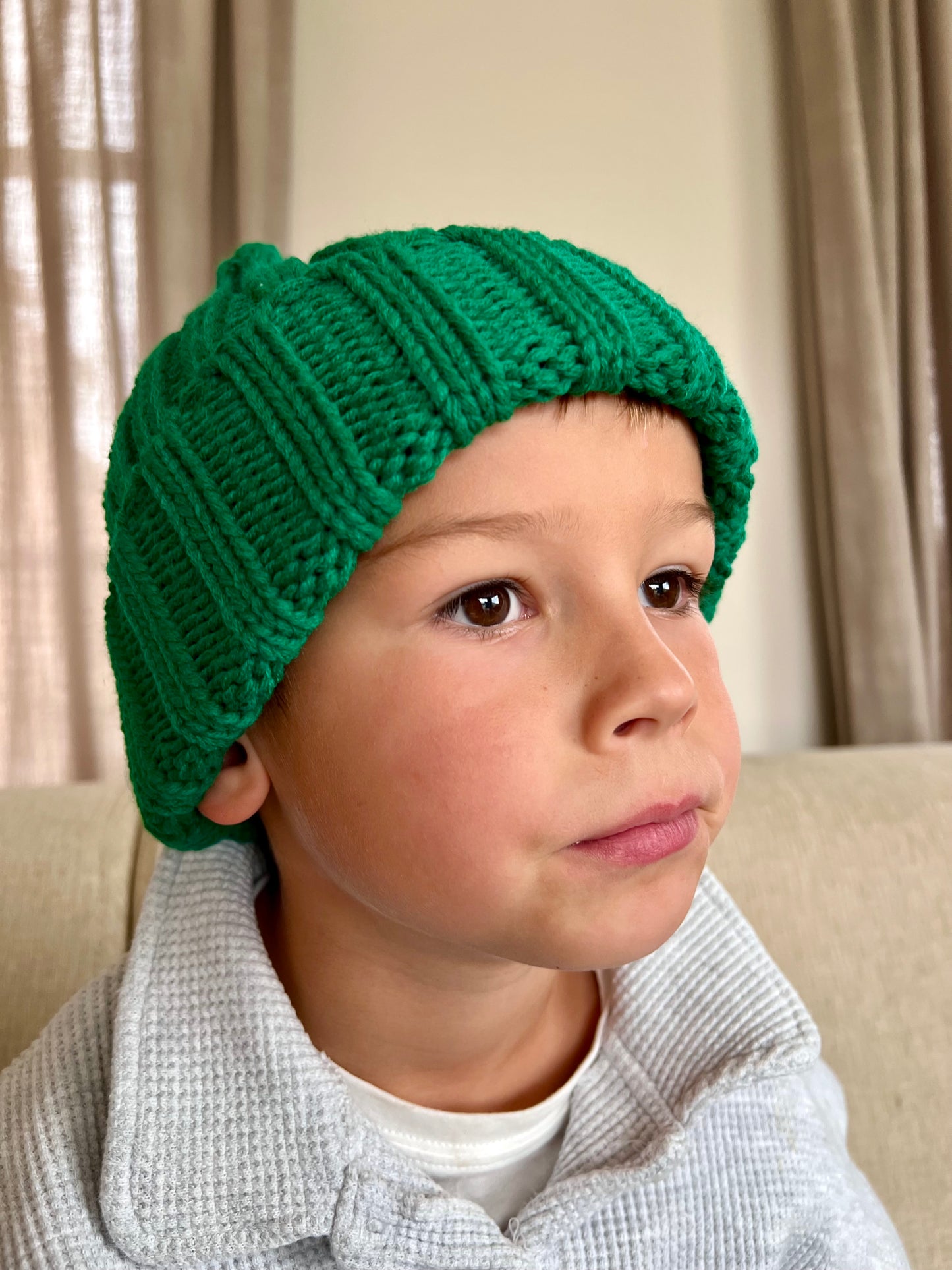 Knit rib beanie - different colors