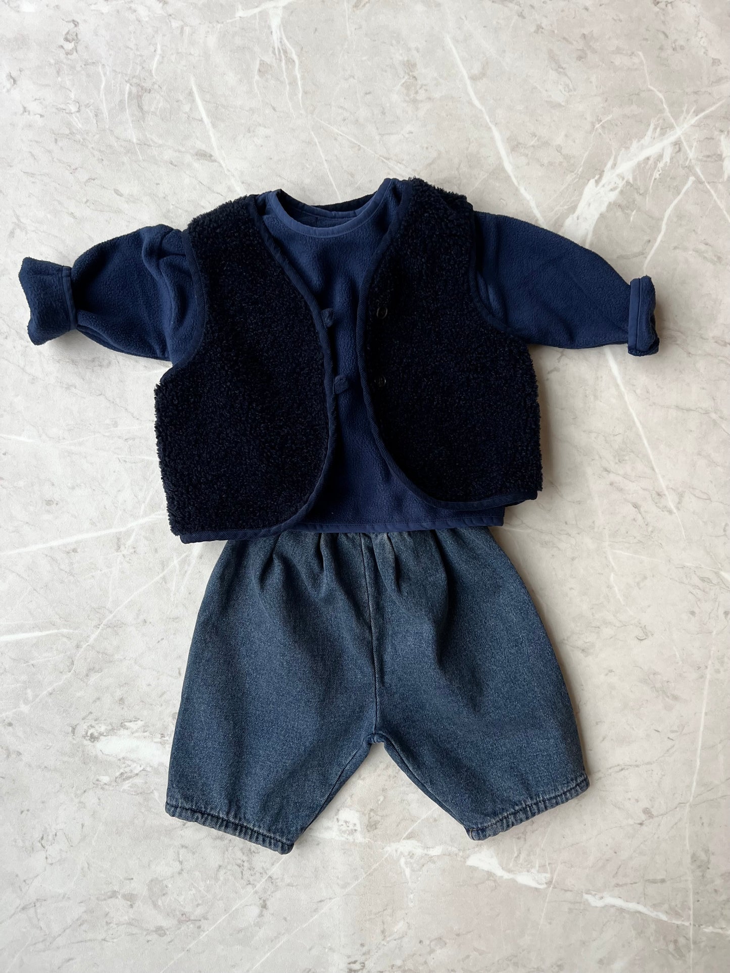 Bubble vest - navy