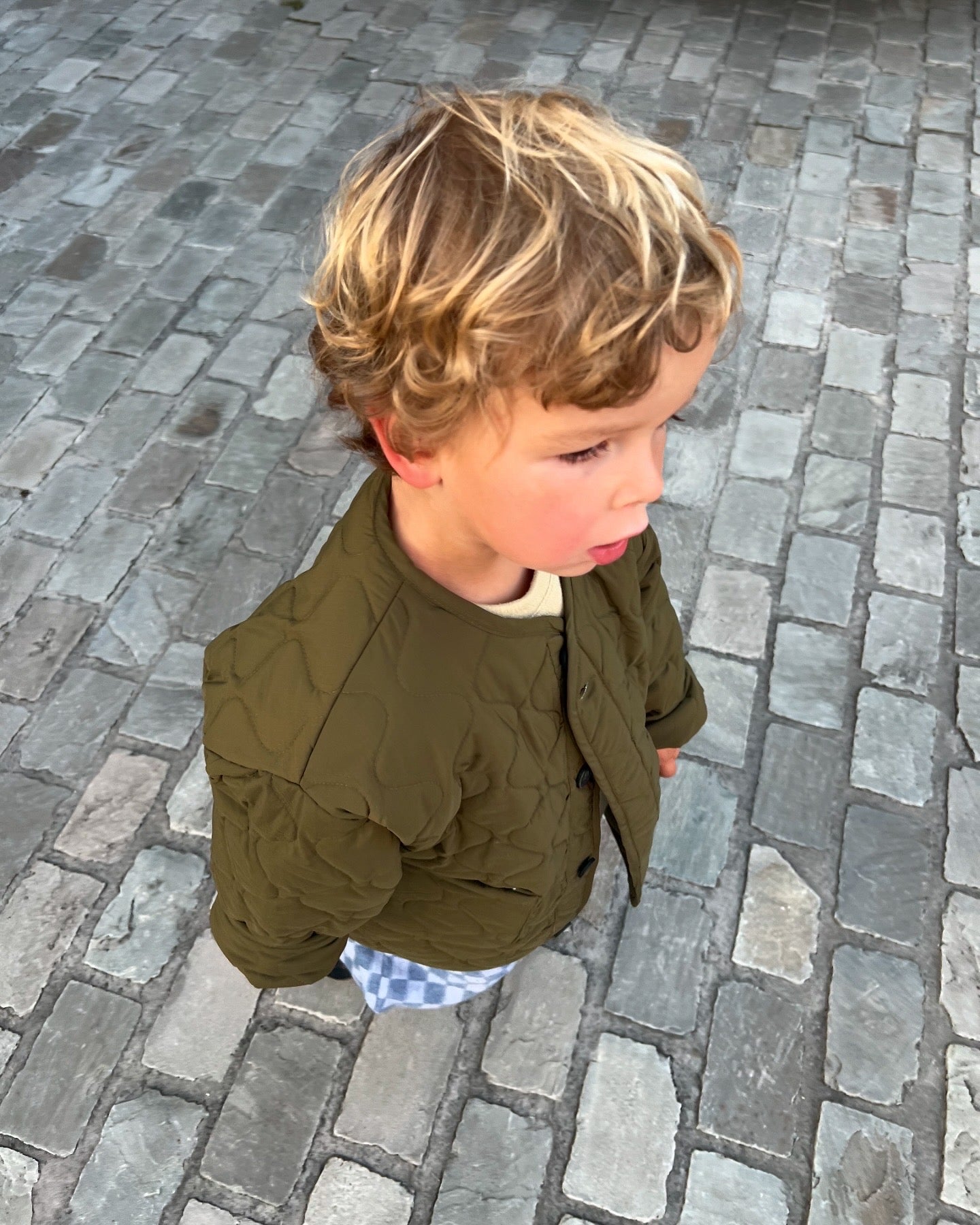 Bucket jacket - Khaki - Last ones: 2-3y, 5-6y, 7-8y