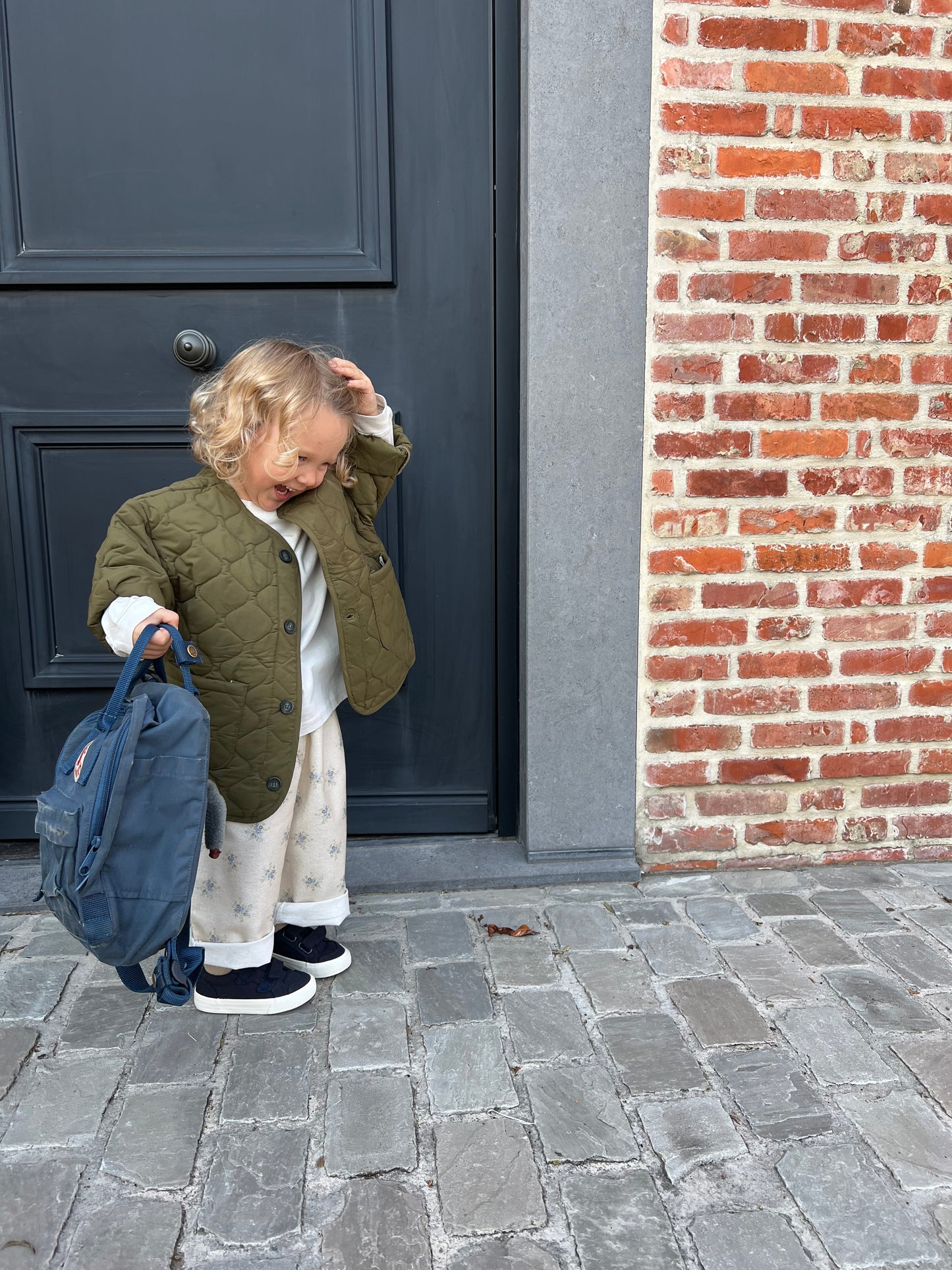 Bucket jacket - Khaki - Last ones: 5-6y, 7-8y