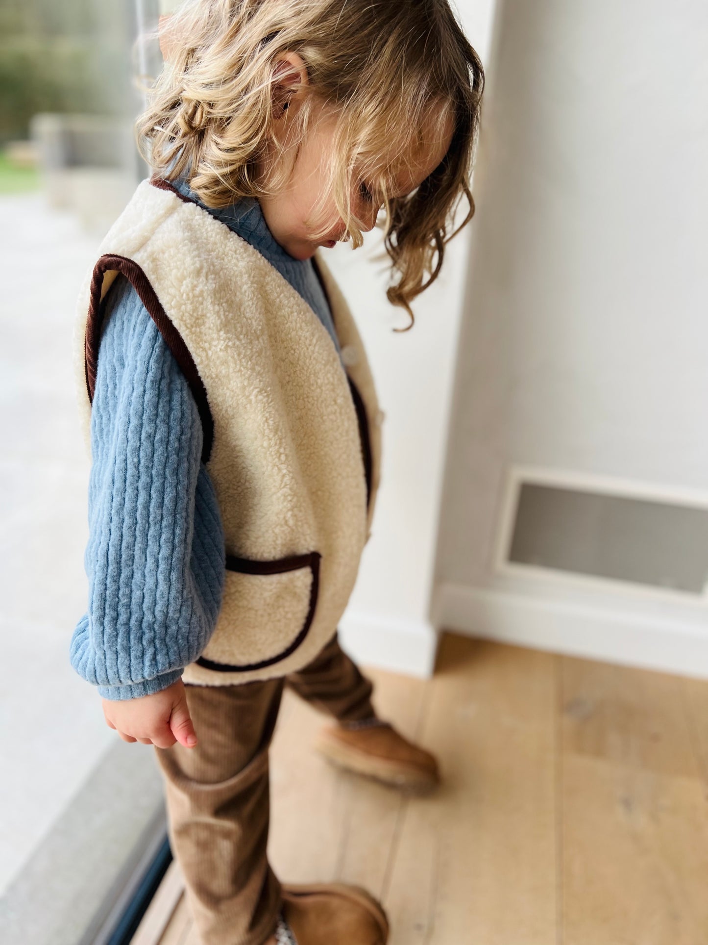 Sky knit sweatshirt - blue