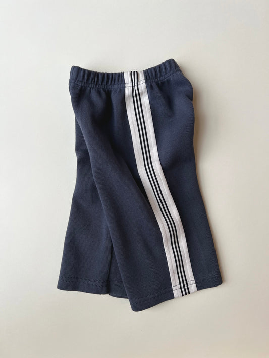 Tape line pants - charcoal/navy