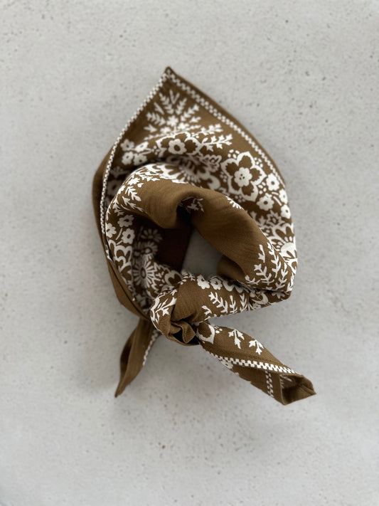 Mysore mini scarf - khaki