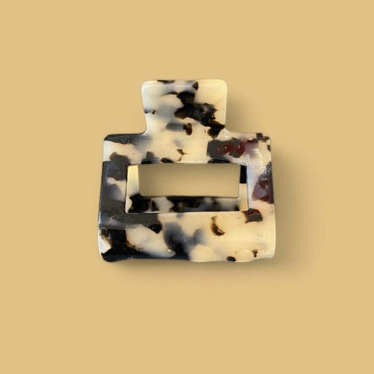 Croco hairclip large - leo