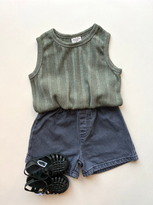 Tini knit top - khaki