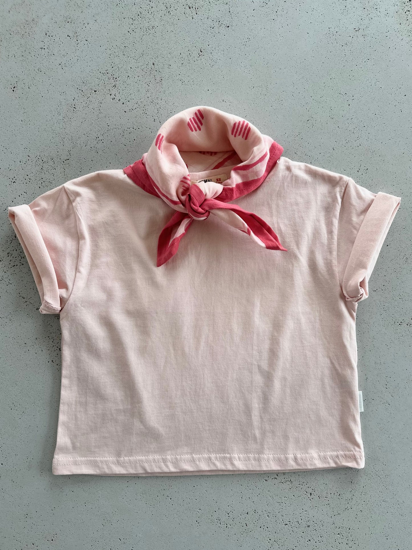 Oscar mini scarf - wine/butter