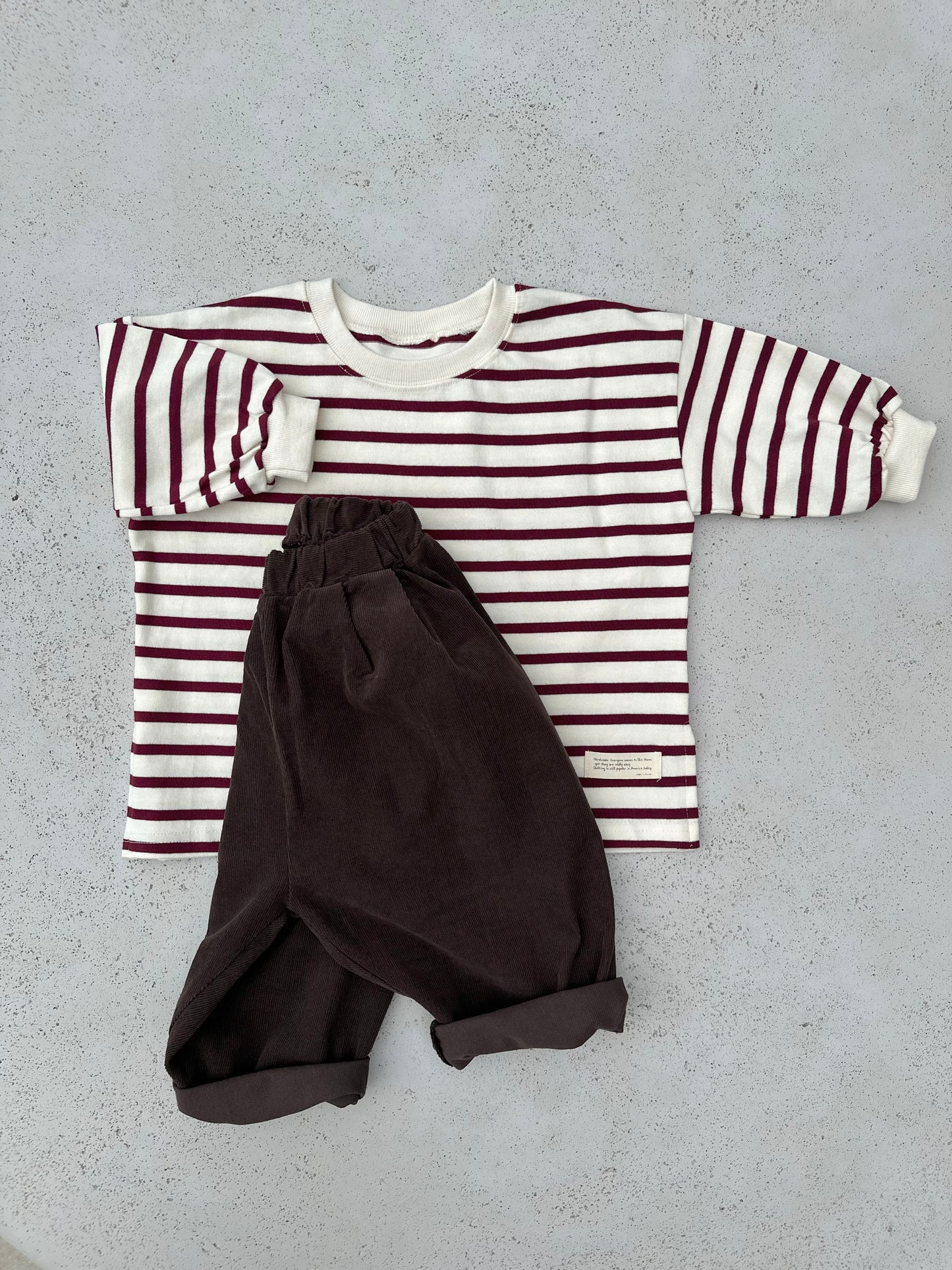 Ake boxy sweatshirt - wine
