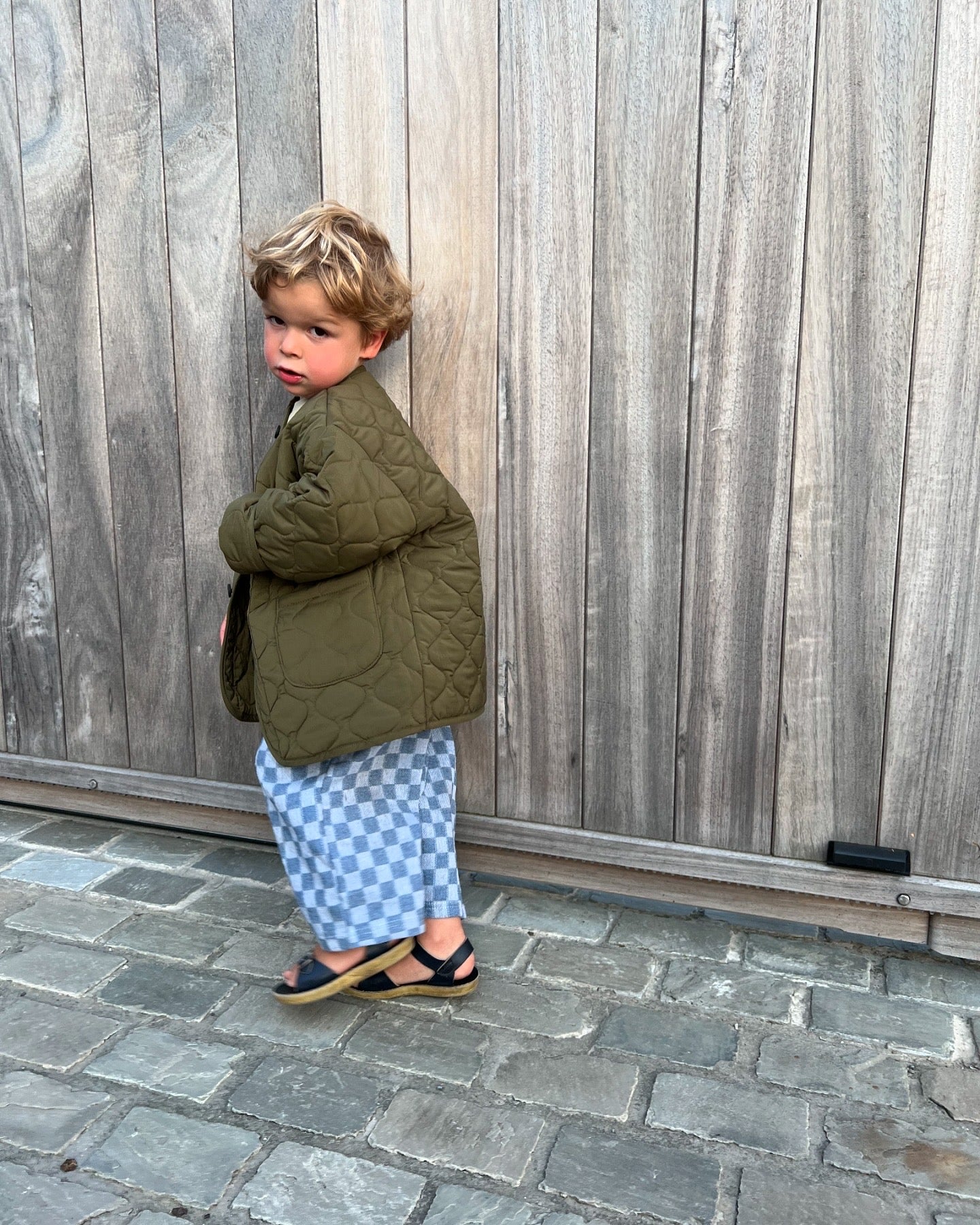 Bucket jacket - Khaki - Last ones: 2-3y, 5-6y, 7-8y