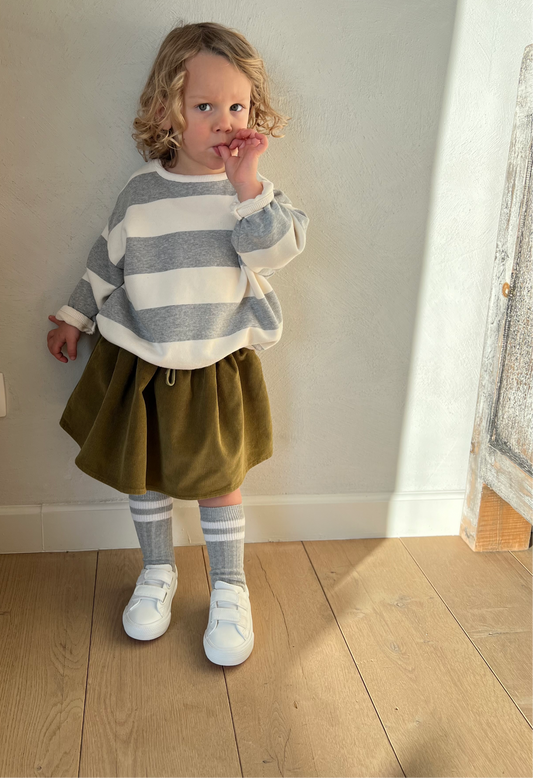 Pair of knee socks - grey