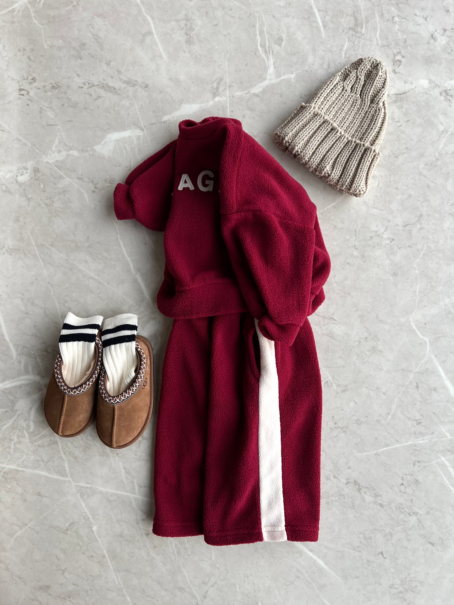Magic soft set - burgundy