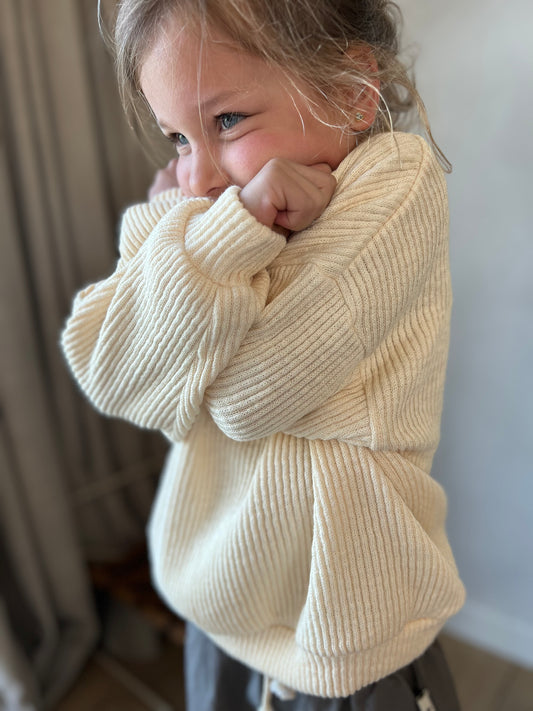 Vera knit sweater - Vanilla