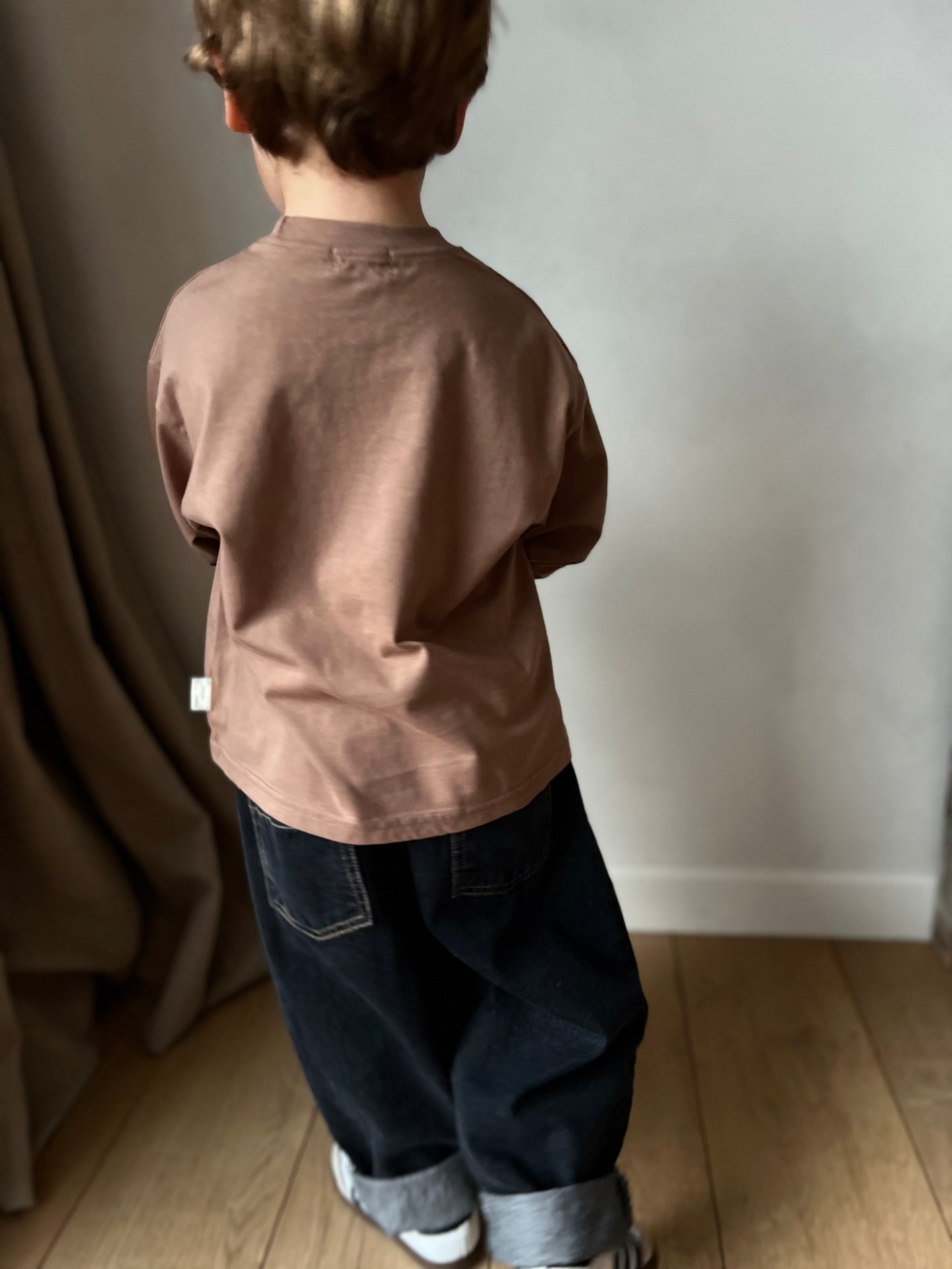 Wide barrel denim - black