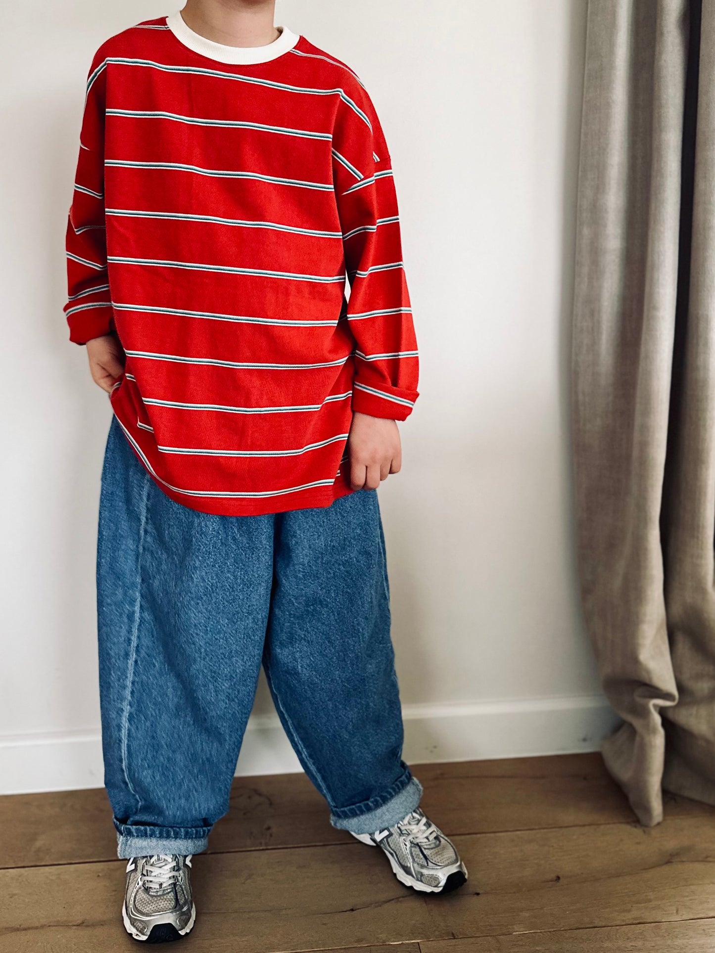 Lee oversized longsleeve sweatshirt - red