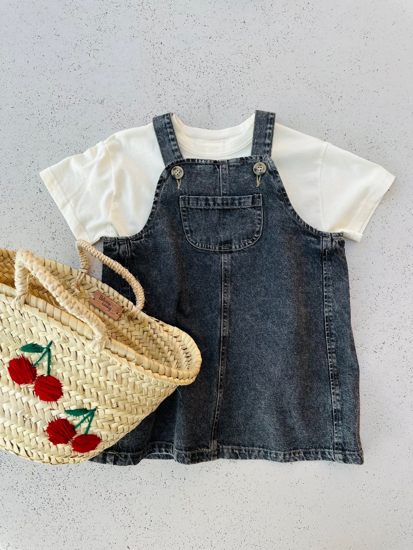 Alexis Denim Overall - Washed black