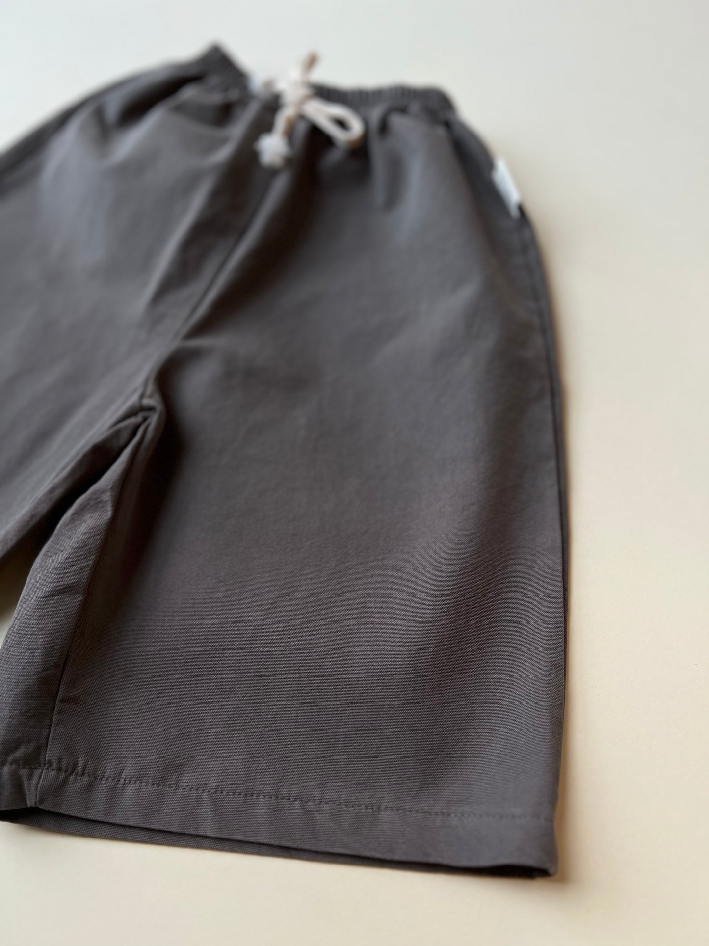 Oxford easy wide pants - charcoal