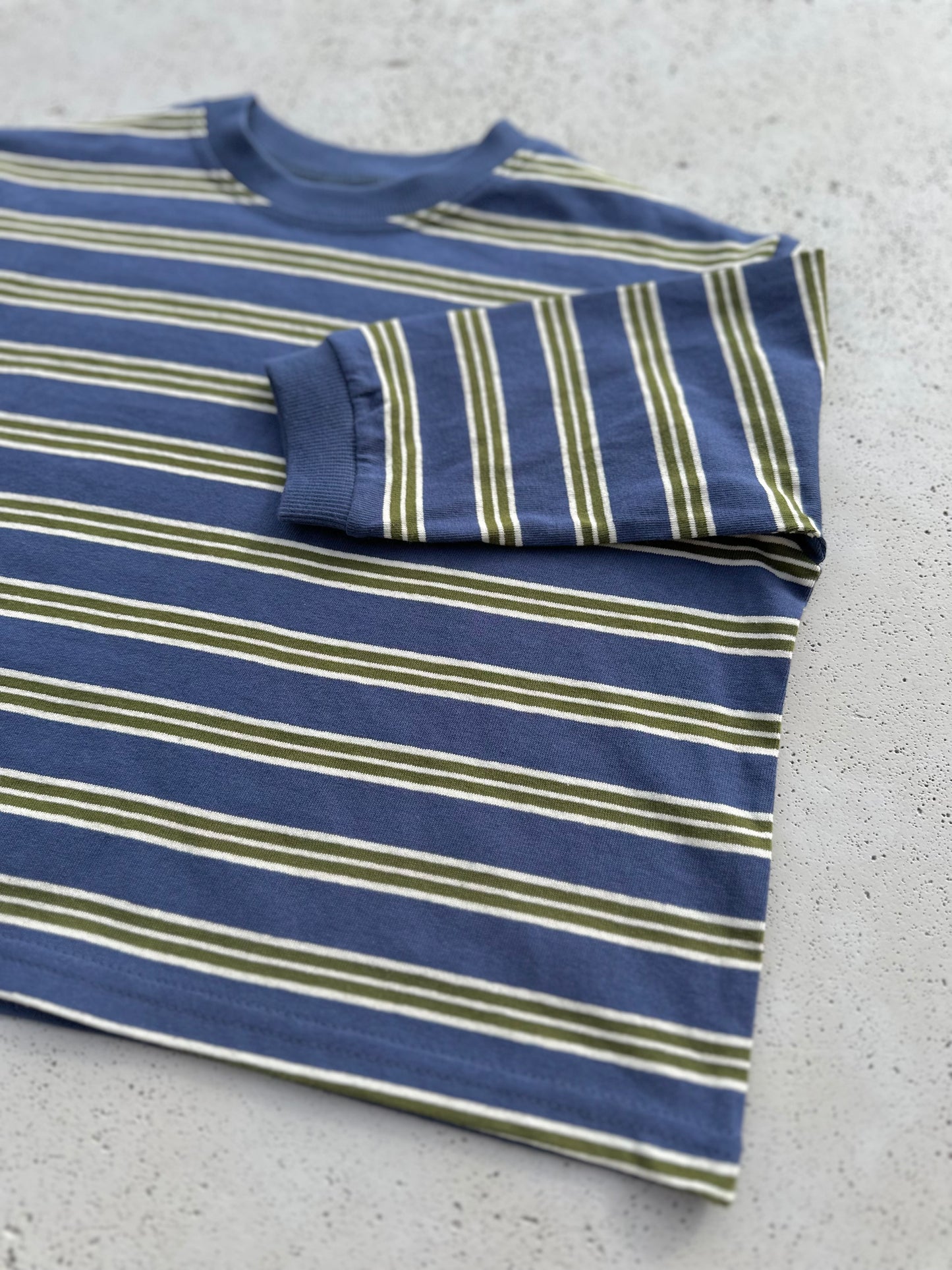 Daj stripe sweatshirt - blue/brown