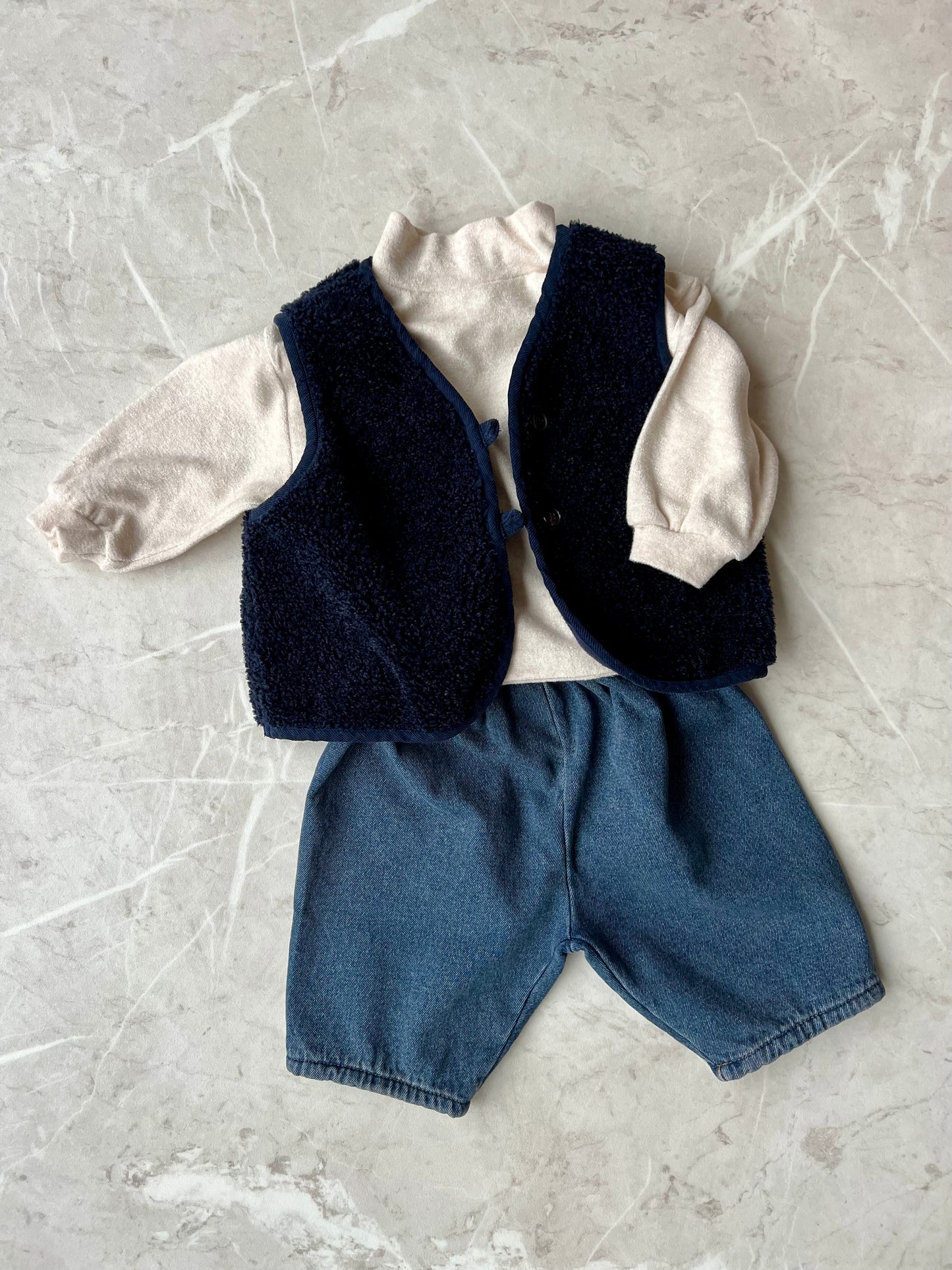 Bubble vest - navy