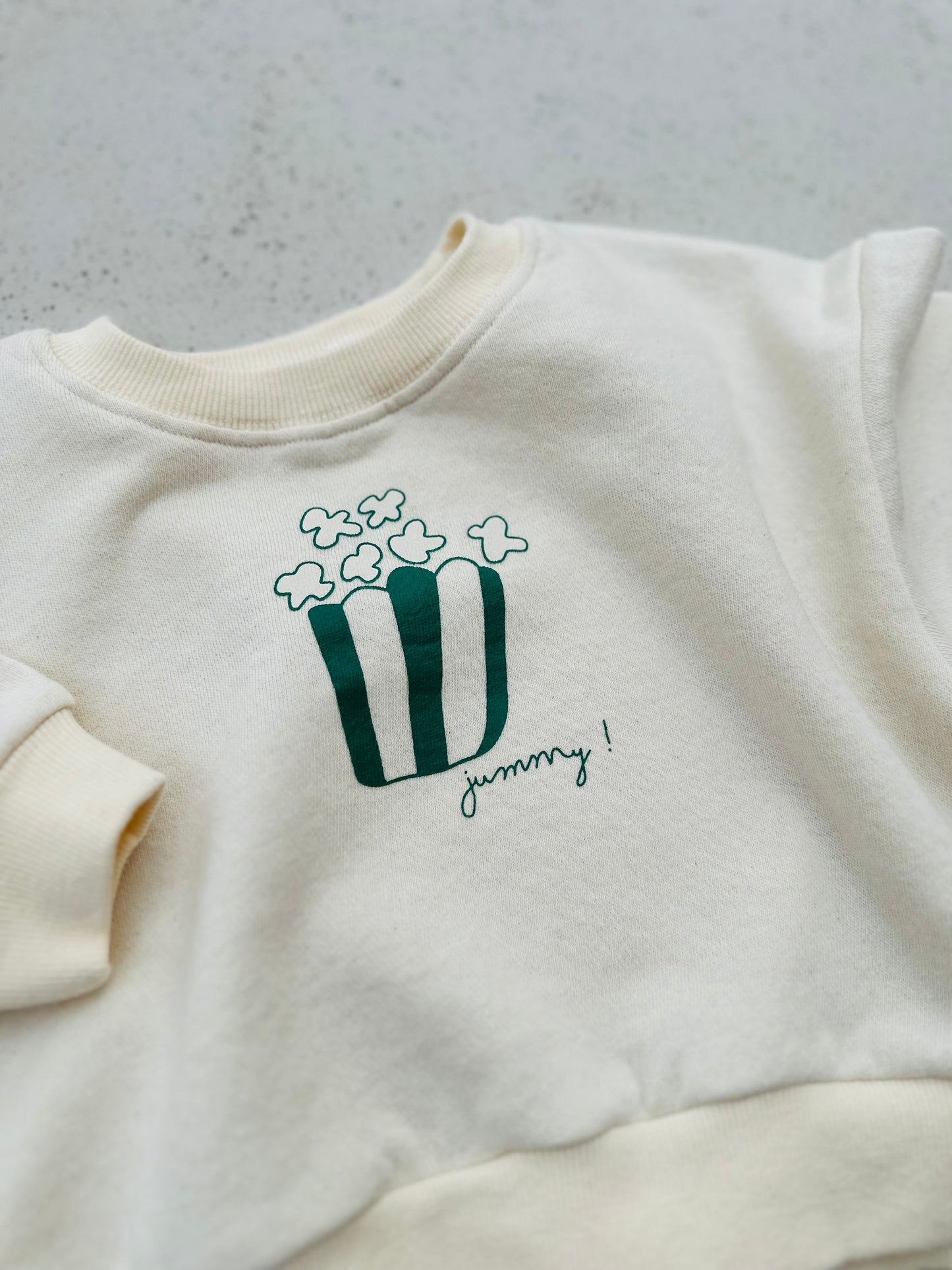 Popcorn sweatshirt - ecru