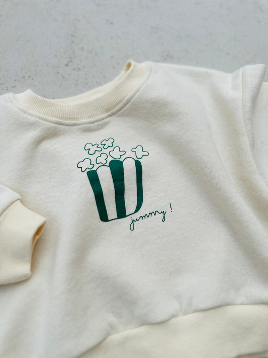Popcorn sweatshirt - ecru