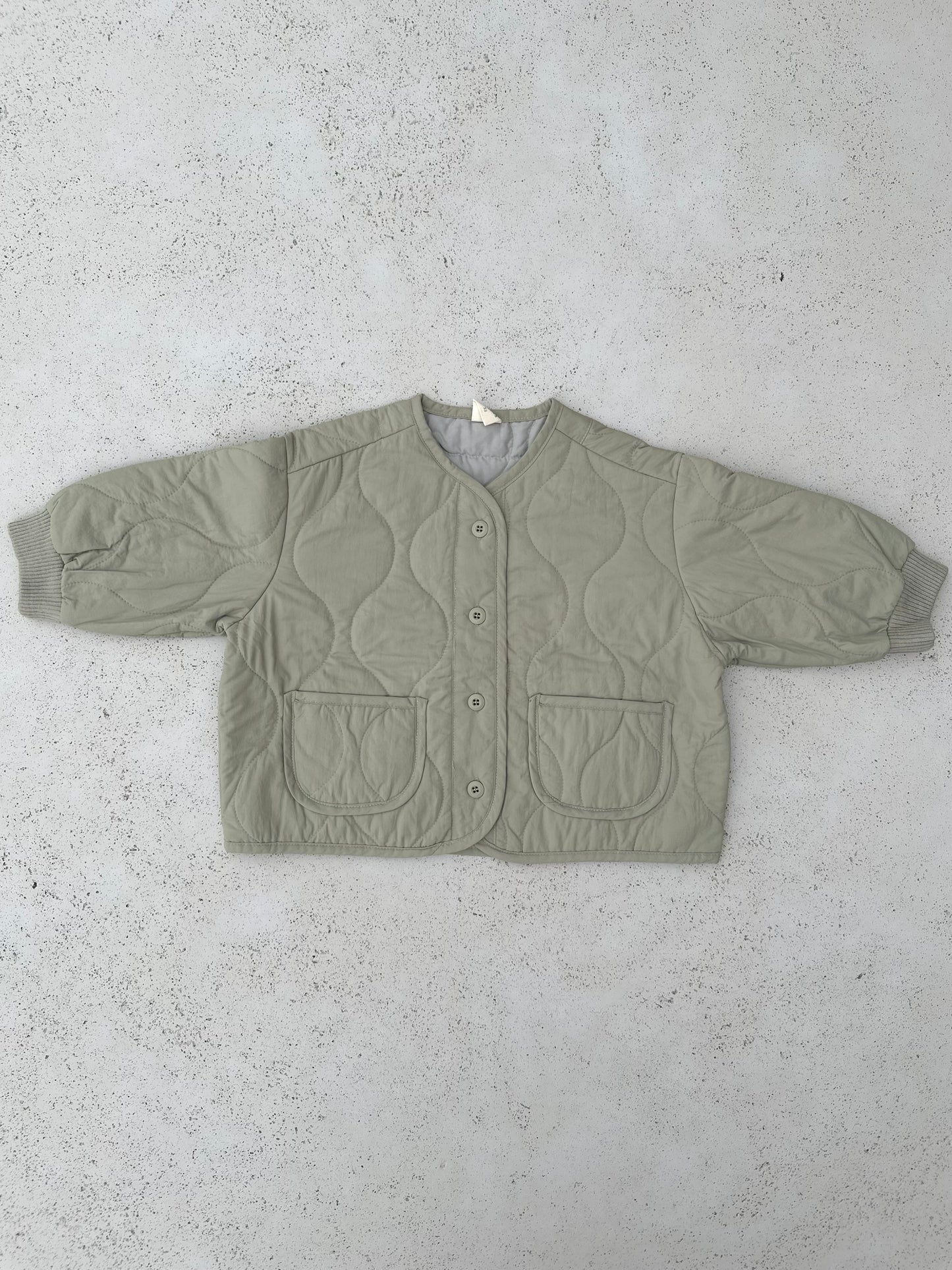 Bambi collar jacket - light khaki