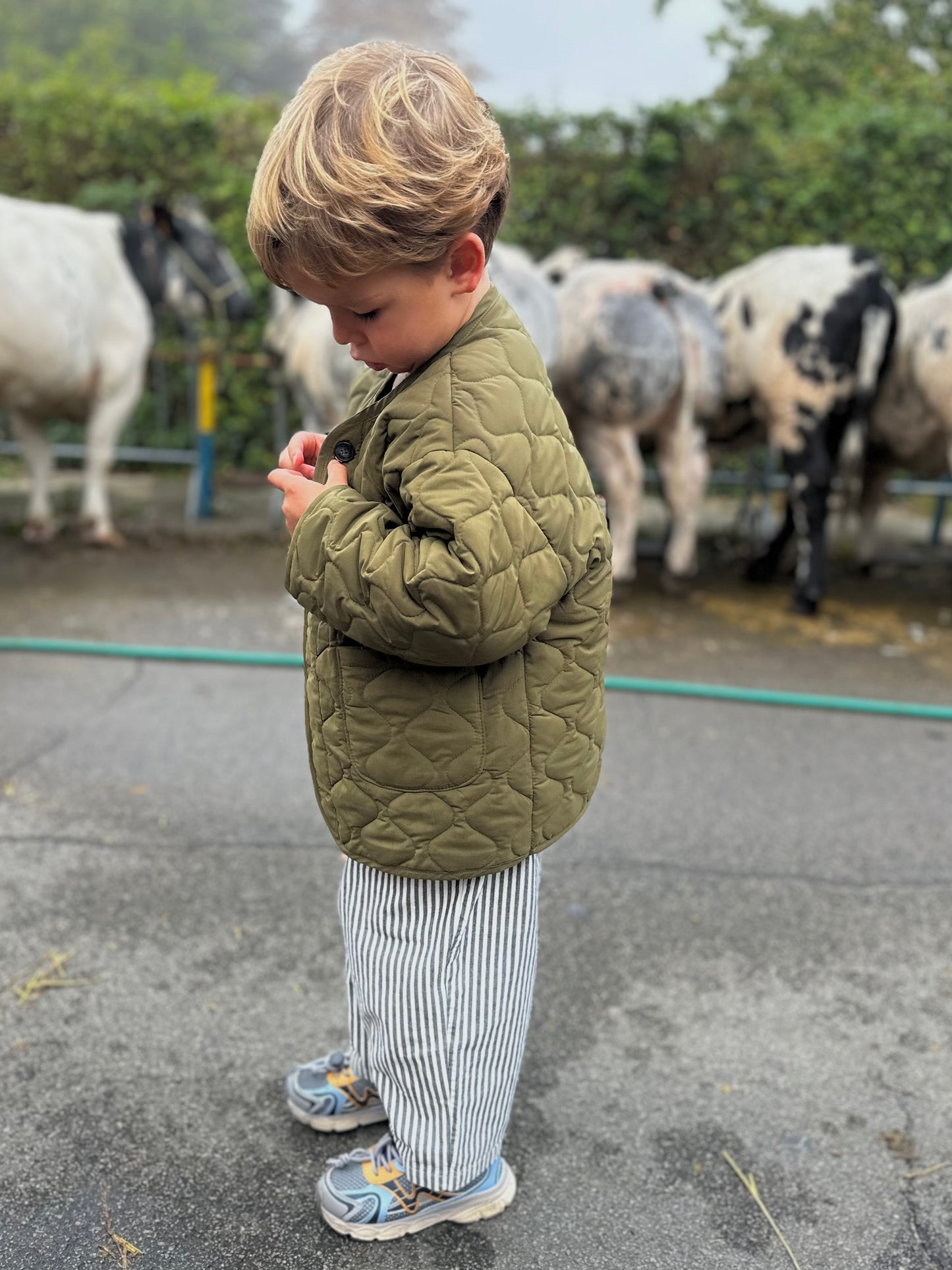 Bucket jacket - Khaki - Last ones: 5-6y, 7-8y