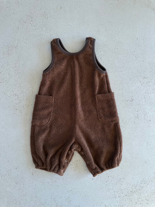 Bebe towel onesie - brown/beige