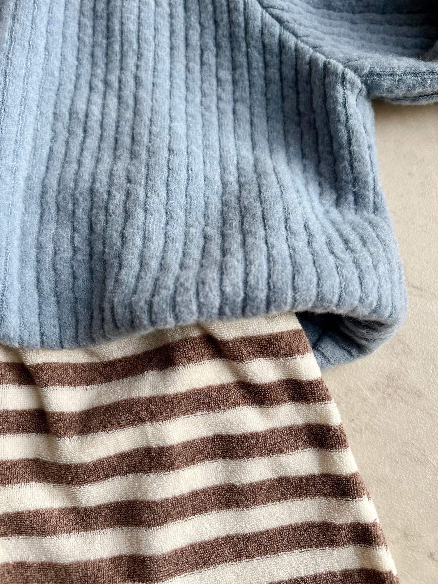 Sky knit sweatshirt - blue