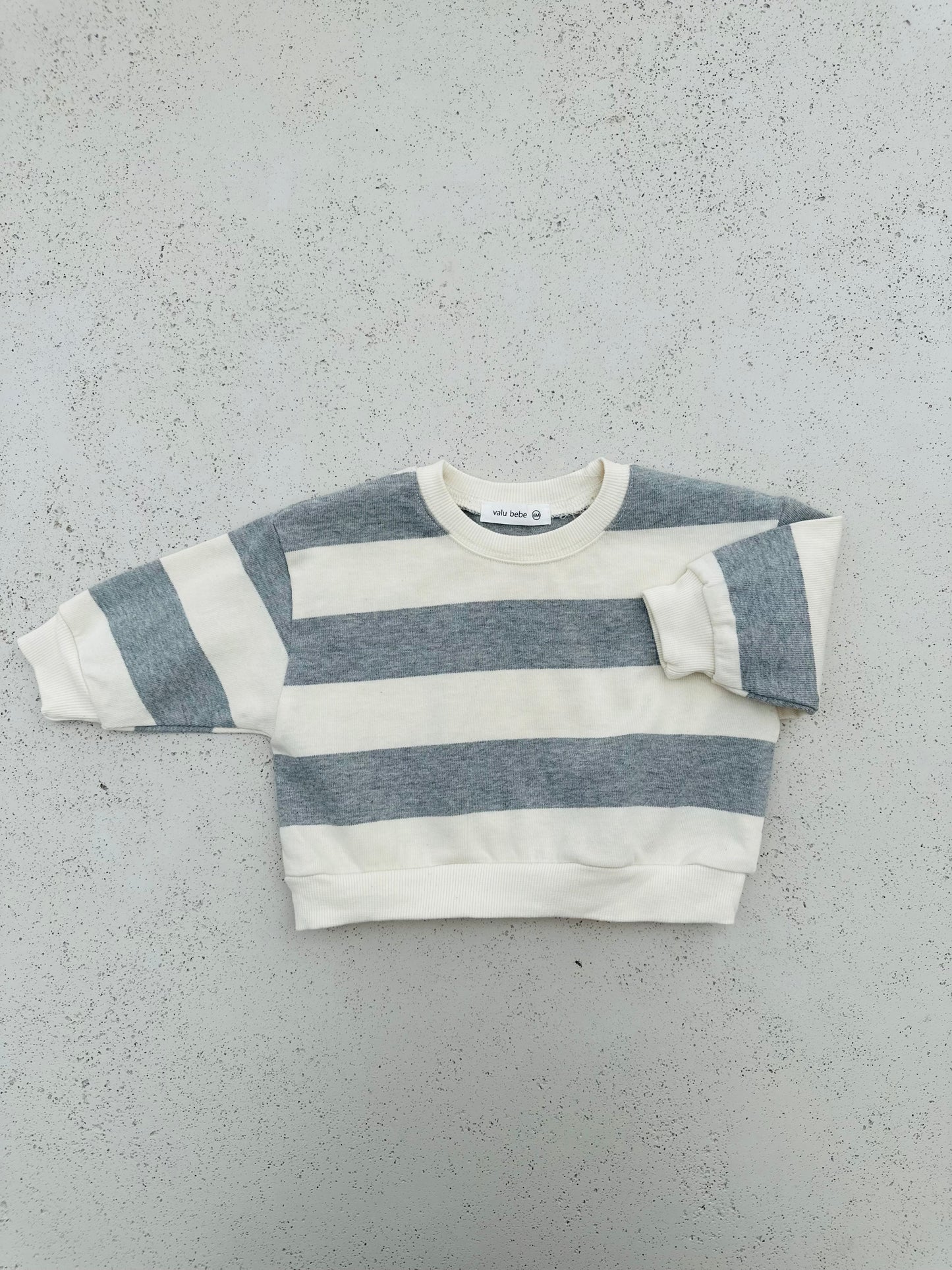 Milk sweatshirt - ecru/grey