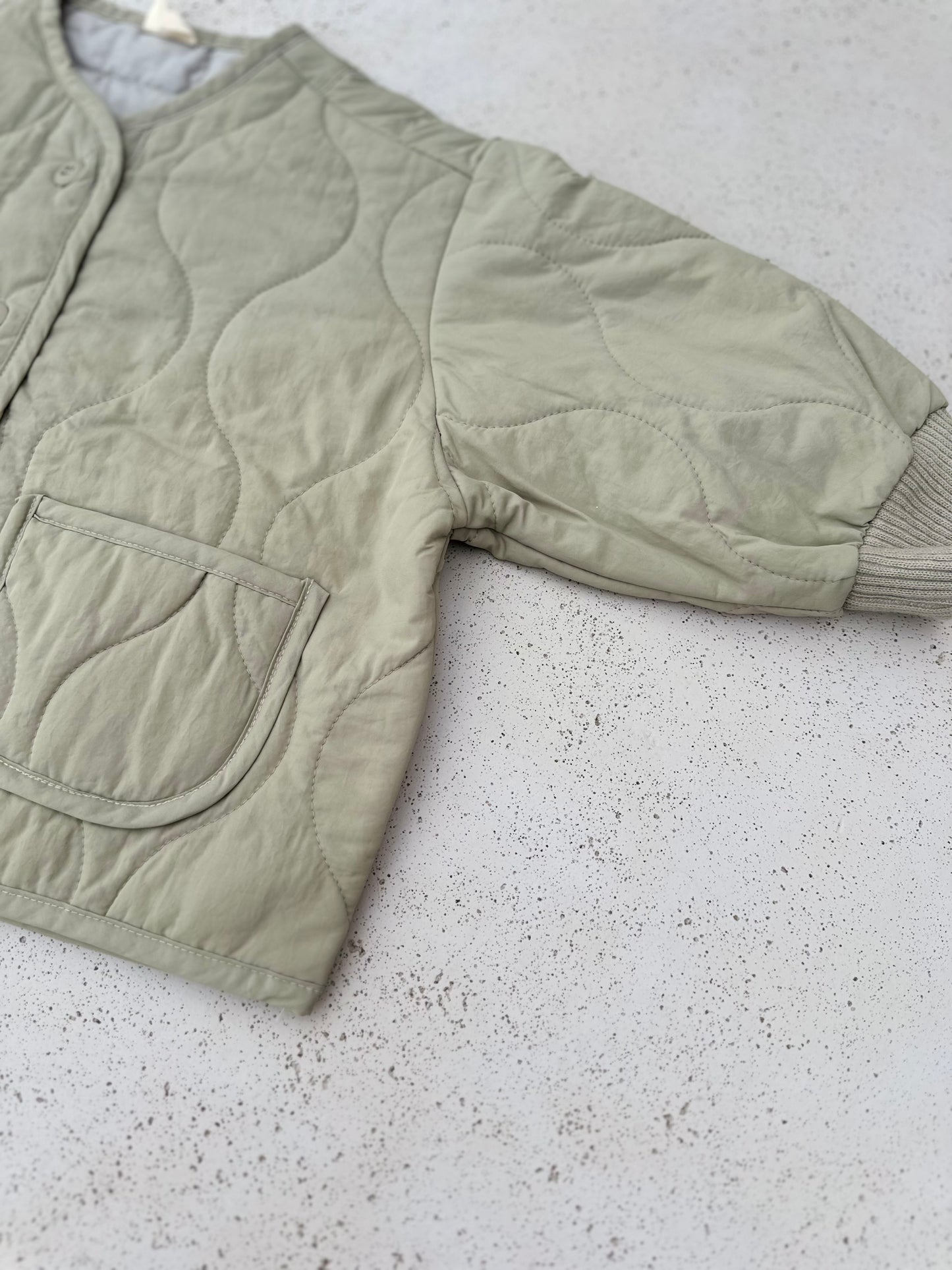 Bambi collar jacket - light khaki