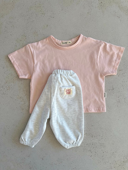 Play normal relaxed tee - soft pink
