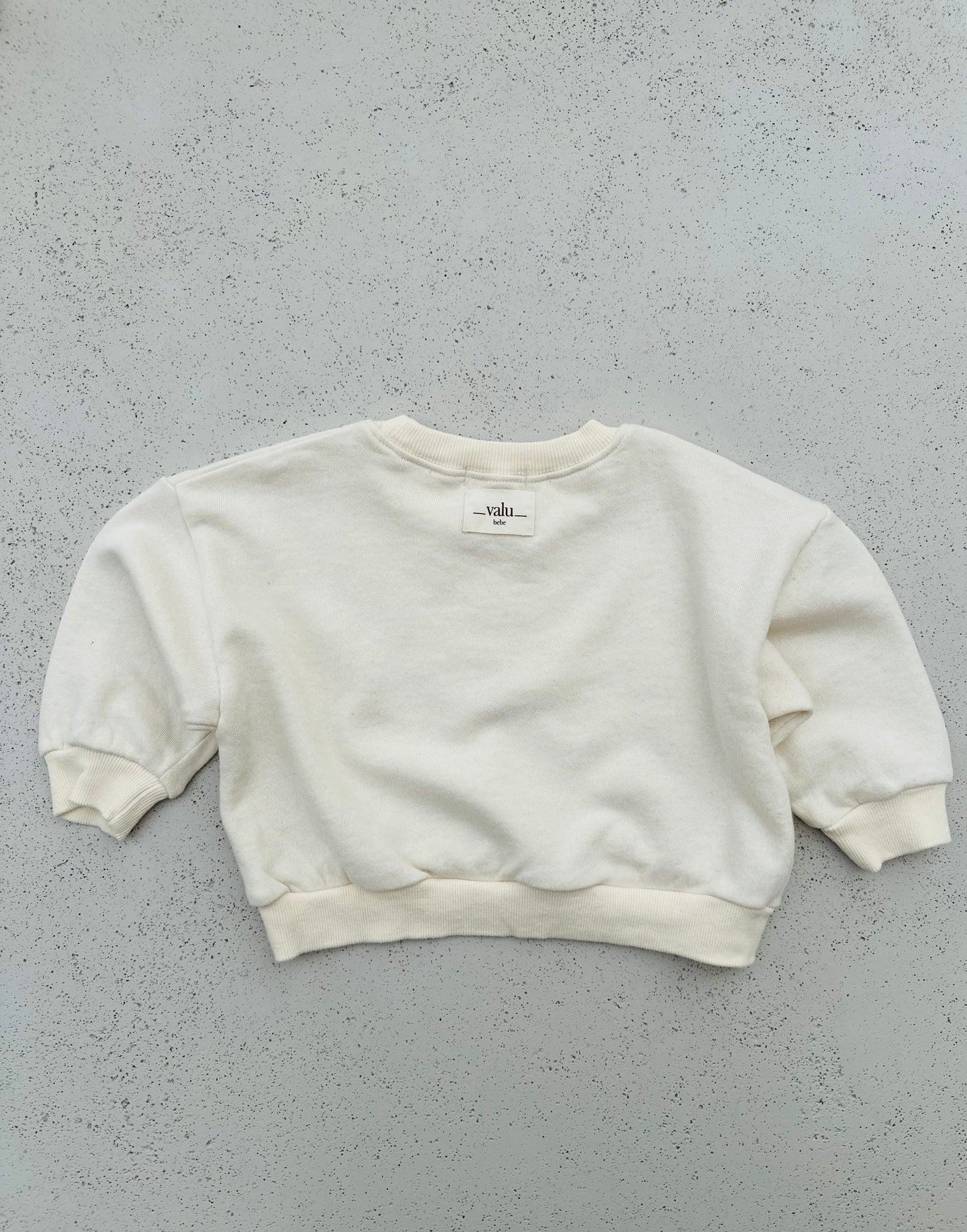 Popcorn sweatshirt - ecru