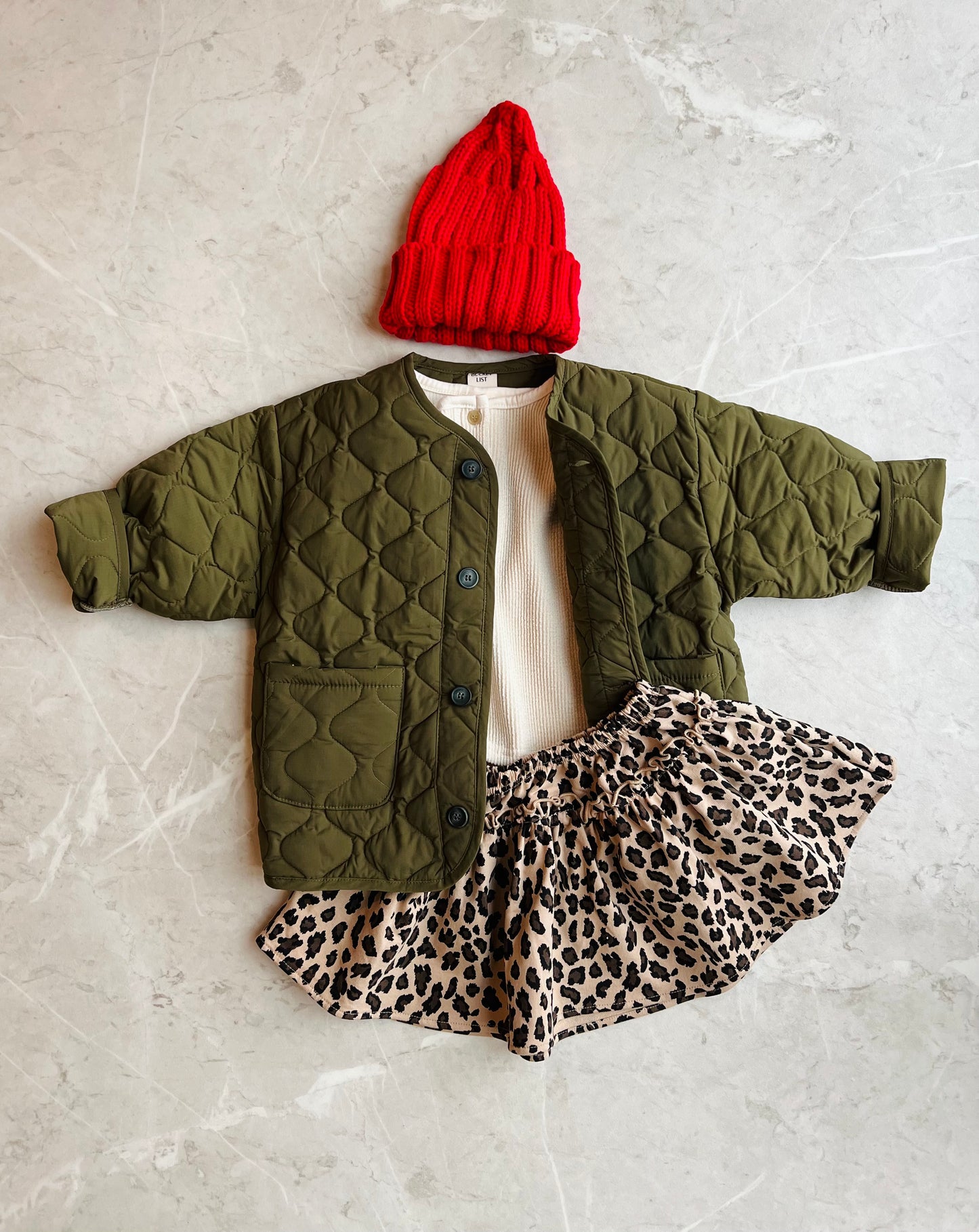 Bucket jacket - Khaki - Last ones: 5-6y, 7-8y