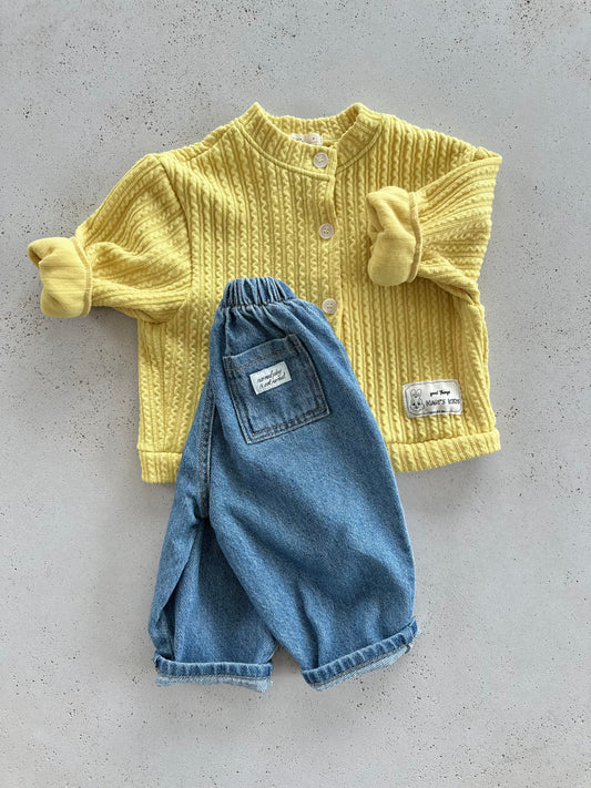 Eline cardigan - yellow