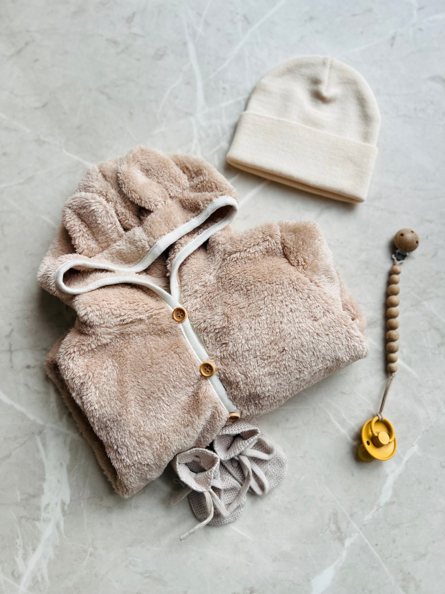 Bebe bear onesie - beige