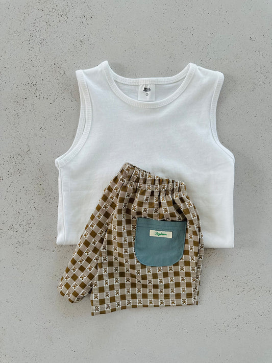 Fresi sleeveless basic - ivory