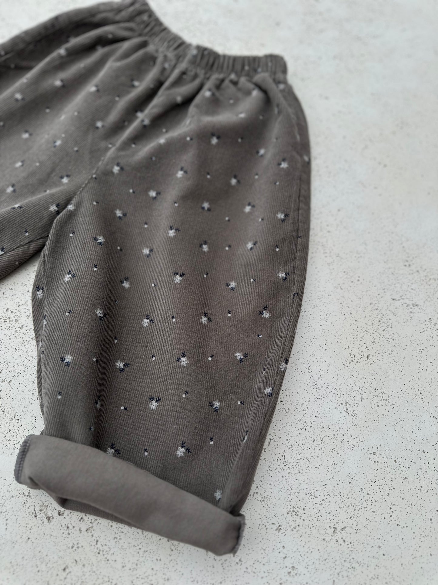 Melly corduroy pants - charcoal