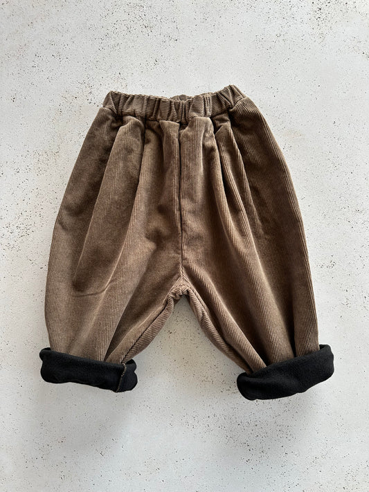 Bambi winter rib pants - dark brown