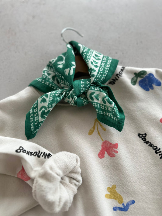 Mumbai mini scarf - spar green