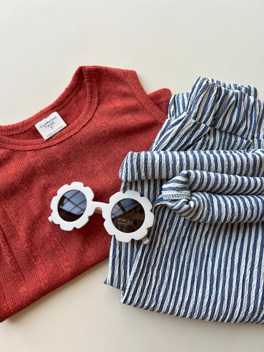 Tini knit top - brick